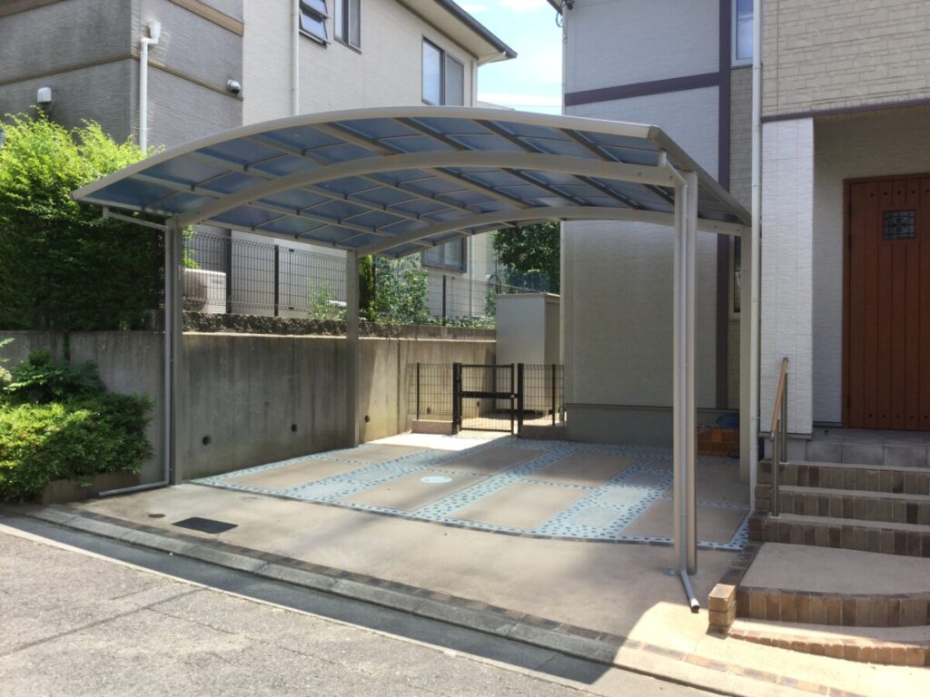完成したガレージ部分1