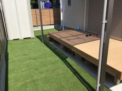 人工芝を庭に敷く時の4つのメリットと5つのデメリット