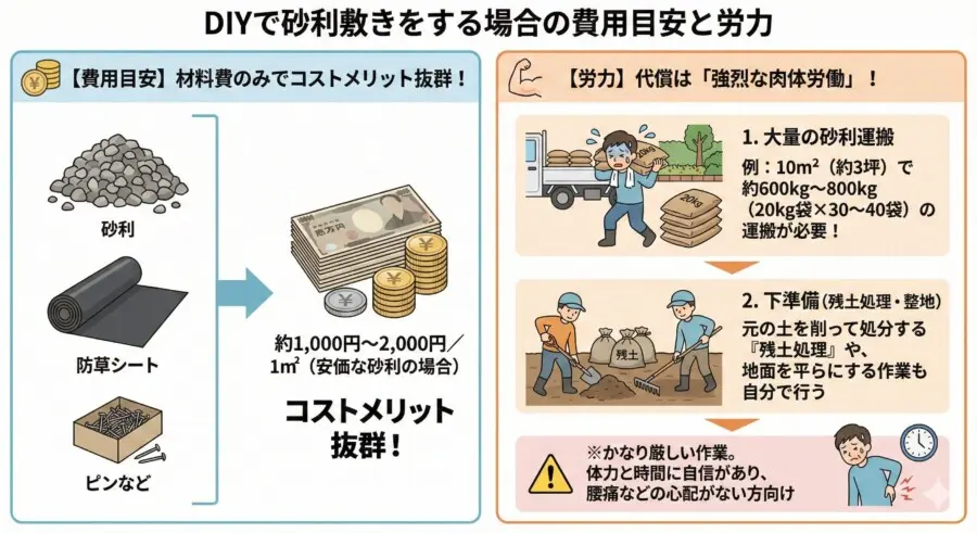 庭・外構の砂利敷きで後悔？失敗事例7選｜雑草対策や費用も徹底解説