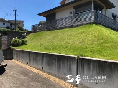 法面（斜面）に芝生は張るな！芝生以外の方法でおしゃれな方法7選
