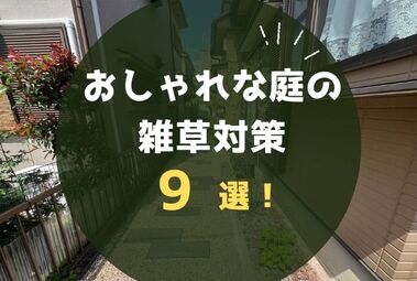 【プロが解説】おしゃれな庭の雑草対策９選！失敗しないコツと業者の判断基準